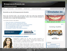 Tablet Screenshot of branqueamentodentario.com